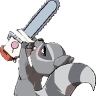 Raccoon at TechHub :mastodon: